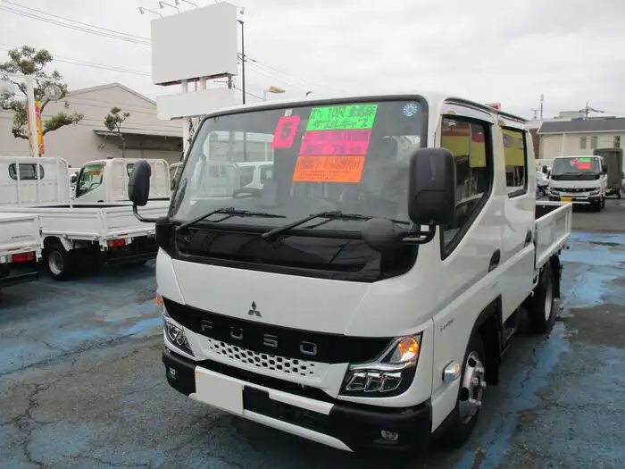 三菱 キャンター 小型 平ボディ Wキャブ 2RG-FBA20 の中古トラック【車両No.143285】