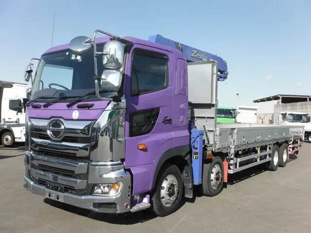 日野 プロフィア 大型 クレーン付 エアサス 4段 の中古トラック【車両No.143388】