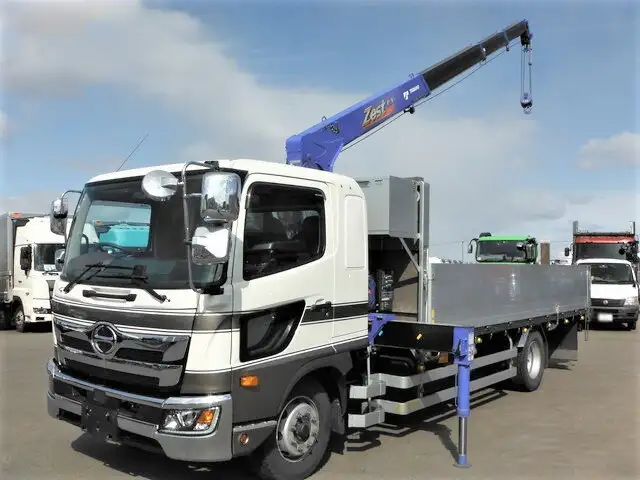 日野 レンジャー 中型/増トン クレーン付 床鉄板 アルミブロック の中古トラック【車両No.143385】