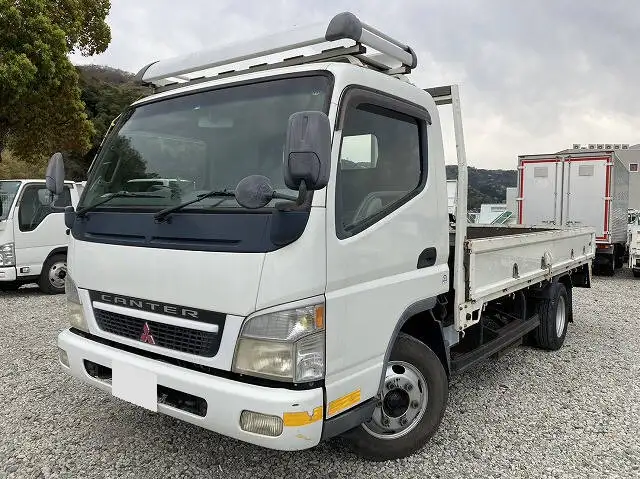 三菱 キャンター 小型 平ボディ 床鉄板 PA-FE82DEX の中古トラック【車両No.143848】