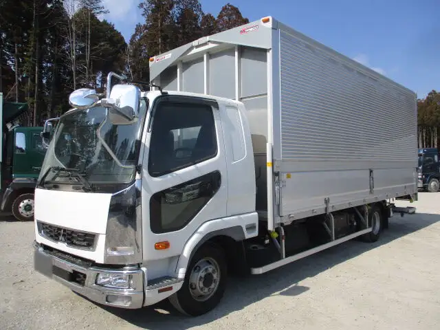 三菱 ファイター 中型/増トン ウイング パワーゲート ベッド の中古トラック【車両No.143863】