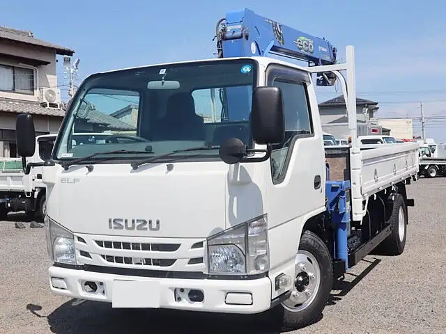 いすゞ エルフ 小型 クレーン付 3段 ラジコン の中古トラック【車両No.143743】