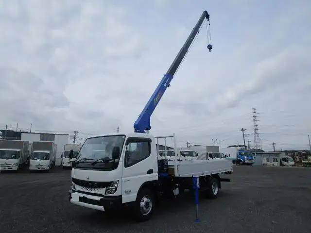 三菱 キャンター 小型 クレーン付 アルミブロック 4段 の中古トラック【車両No.143796】