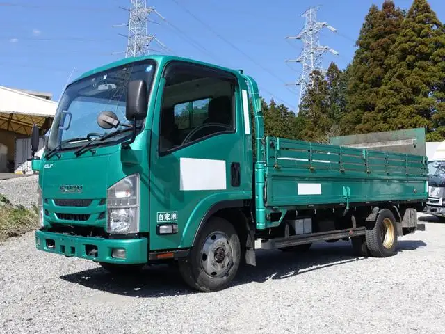 いすゞ エルフ 小型 平ボディ パワーゲート 床鉄板 の中古トラック【車両No.143936】