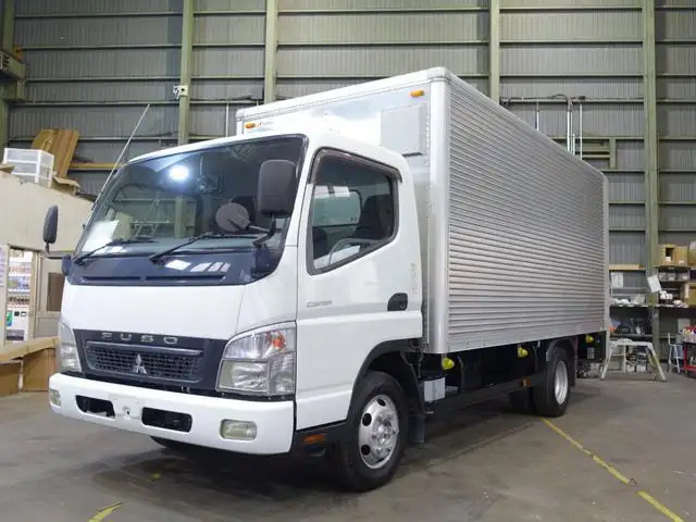 三菱 キャンター 小型 アルミバン パワーゲート シャッター式 の中古トラック【車両No.143940】