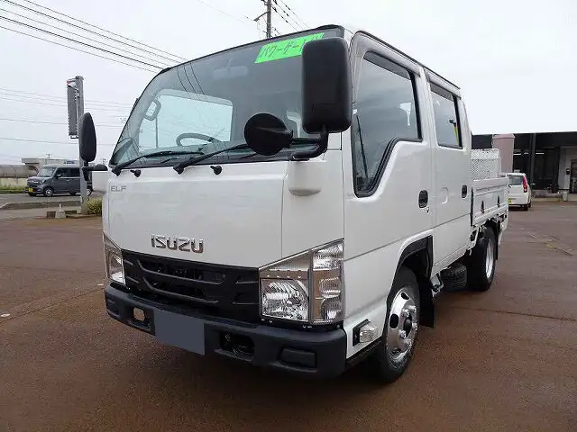 いすゞ エルフ 小型 平ボディ Wキャブ パワーゲート の中古トラック【車両No.144062】