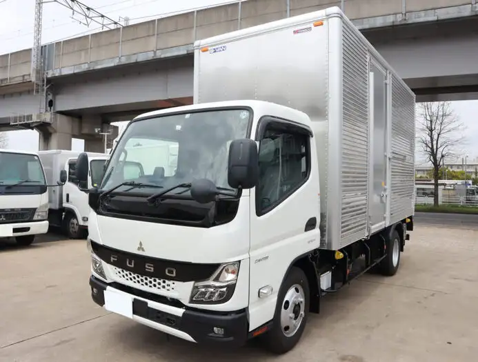 三菱 キャンター 小型 アルミバン パワーゲート サイドドア の中古トラック【車両No.143905】