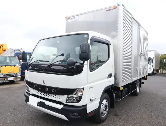 三菱 キャンター 小型 アルミバン パワーゲート サイドドア の中古トラック【車両No.143908】