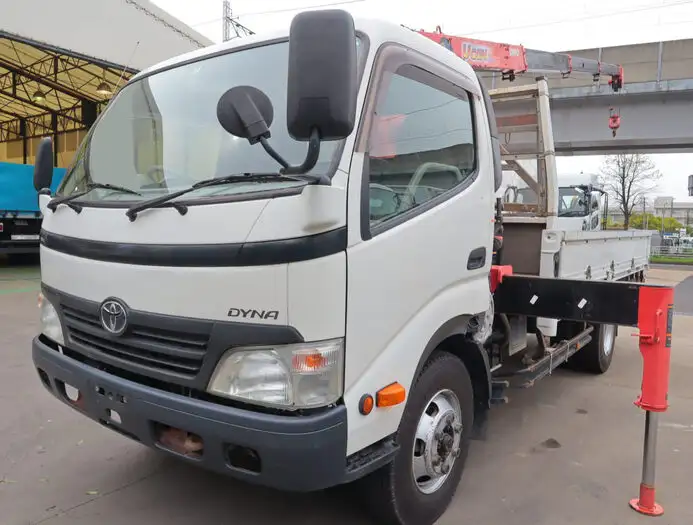 トヨタ ダイナ 小型 クレーン付 床鉄板 4段 の中古トラック【車両No.143890】