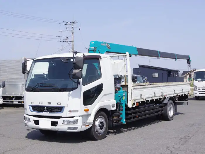 三菱 ファイター 中型/増トン クレーン付 床鉄板 4段 の中古トラック【車両No.144241】