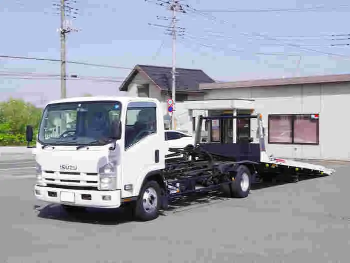 いすゞ エルフ 小型 車両重機運搬 ラジコン ウインチ の中古トラック【車両No.144238】