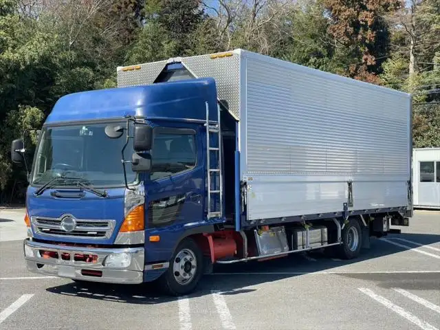 日野 レンジャー 中型/増トン ウイング パワーゲート 床鉄板 の中古トラック【車両No.144483】