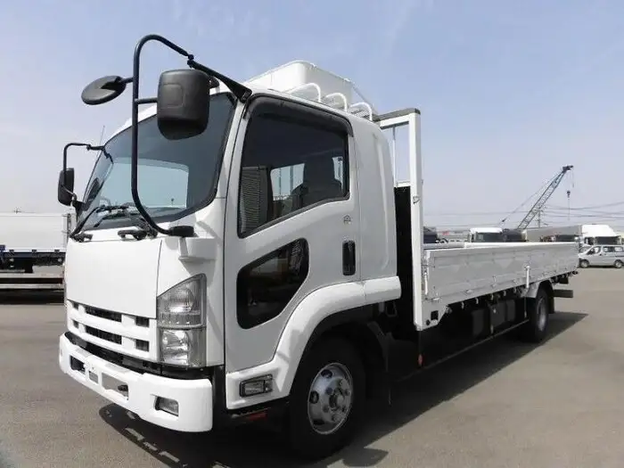 いすゞ フォワード 中型/増トン 平ボディ 床鉄板 ベッド の中古トラック【車両No.144529】