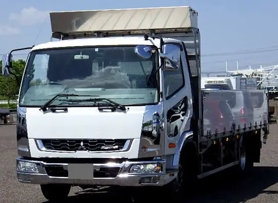 三菱 ファイター 中型/増トン 平ボディ 床鉄板 アルミブロック の中古トラック【車両No.144702】