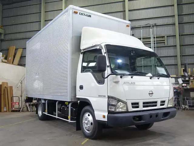 日産 アトラス 小型 アルミバン パワーゲート PB-APR81AN の中古トラック【車両No.144837】