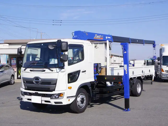 日野 レンジャー 中型/増トン 車両重機運搬 4段クレーン ラジコン の中古トラック【車両No.144875】