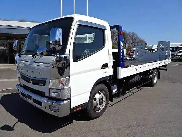 三菱 キャンター 小型 車両重機運搬 ウインチ 2PG-FEB80 の中古トラック【車両No.144464】
