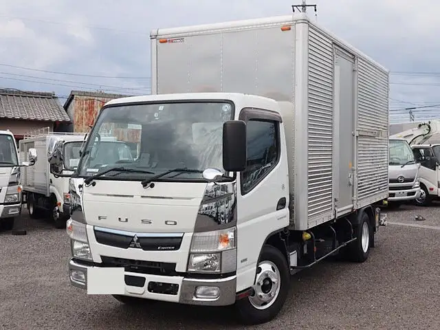 三菱 キャンター 小型 アルミバン パワーゲート サイドドア の中古トラック【車両No.144801】