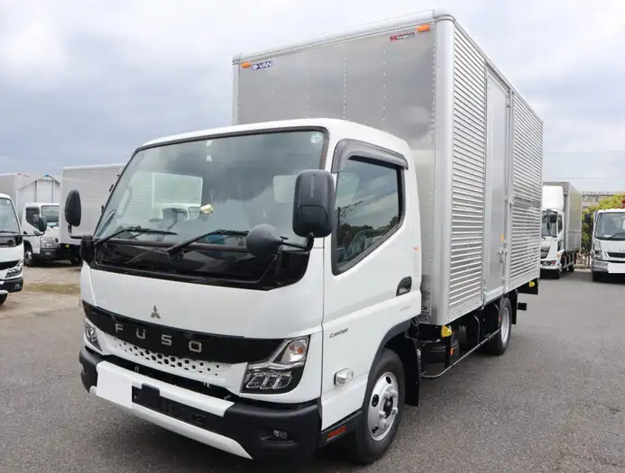 三菱 キャンター 小型 アルミバン パワーゲート サイドドア の中古トラック【車両No.144962】