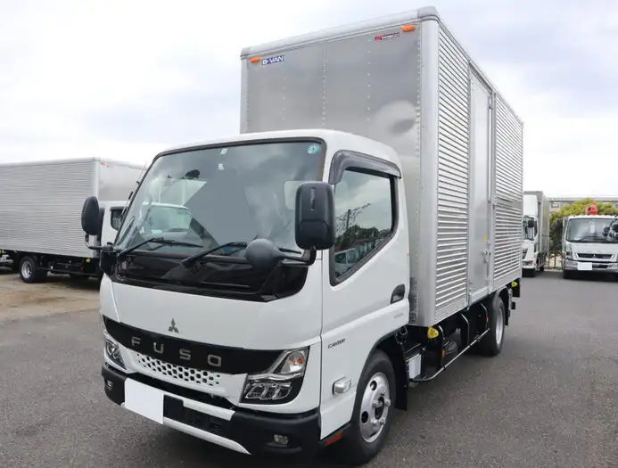 三菱 キャンター 小型 アルミバン パワーゲート サイドドア の中古トラック【車両No.144965】
