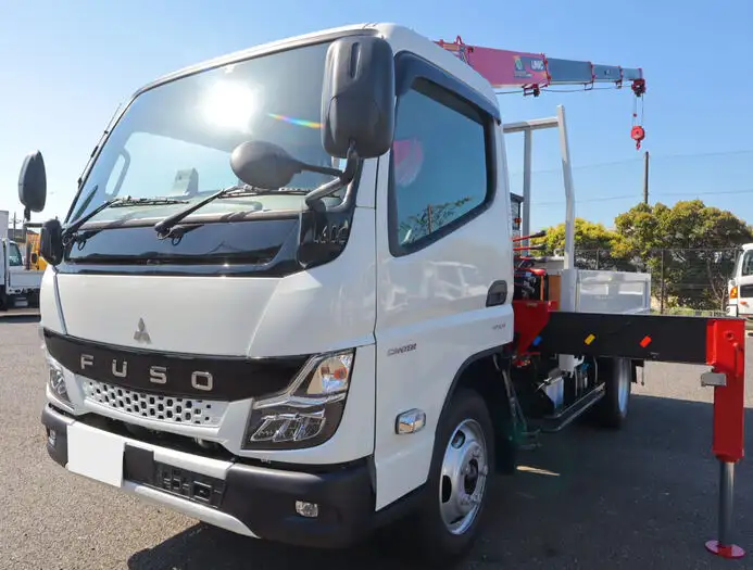三菱 キャンター 小型 クレーン付 4段 ラジコン の中古トラック【車両No.144959】