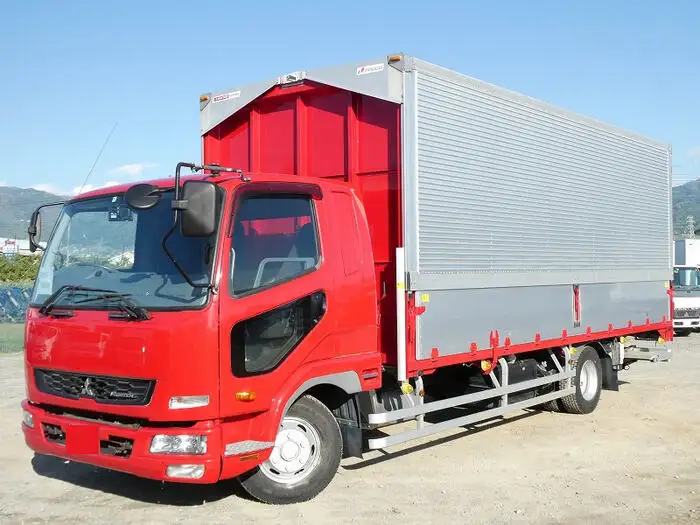 三菱 ファイター 中型/増トン ウイング パワーゲート 床鉄板 の中古トラック【車両No.145091】