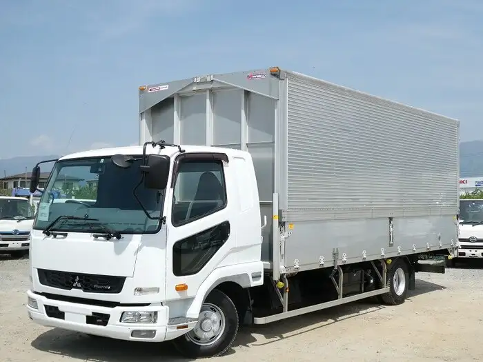 三菱 ファイター 中型/増トン ウイング エアサス ベッド の中古トラック【車両No.145092】