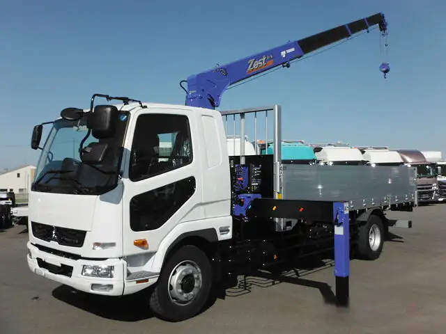 三菱 ファイター 中型/増トン クレーン付 アルミブロック 4段 の中古トラック【車両No.145156】