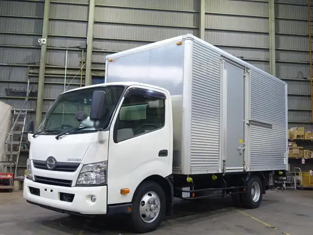 日野 デュトロ 小型 アルミバン パワーゲート サイドドア の中古トラック【車両No.145284】