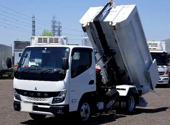 三菱 キャンター 小型 アームロール コンテナ付き ツインホイスト の中古トラック【車両No.145483】