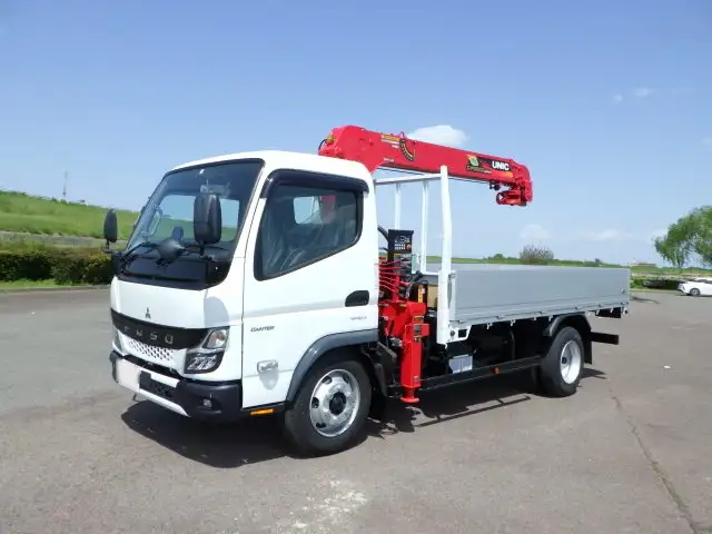 三菱 キャンター 小型 クレーン付 アルミブロック 4段 の中古トラック【車両No.145511】