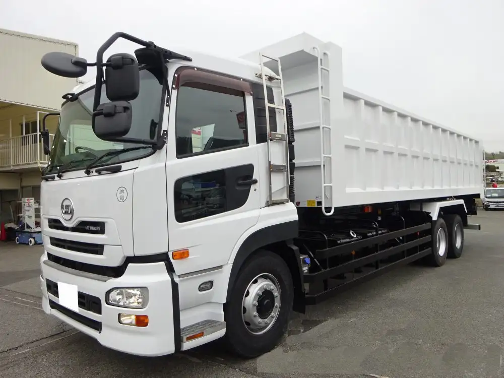 日産UD クオン 大型 ダンプ 土砂禁 ベッド の中古トラック【車両No.145604】