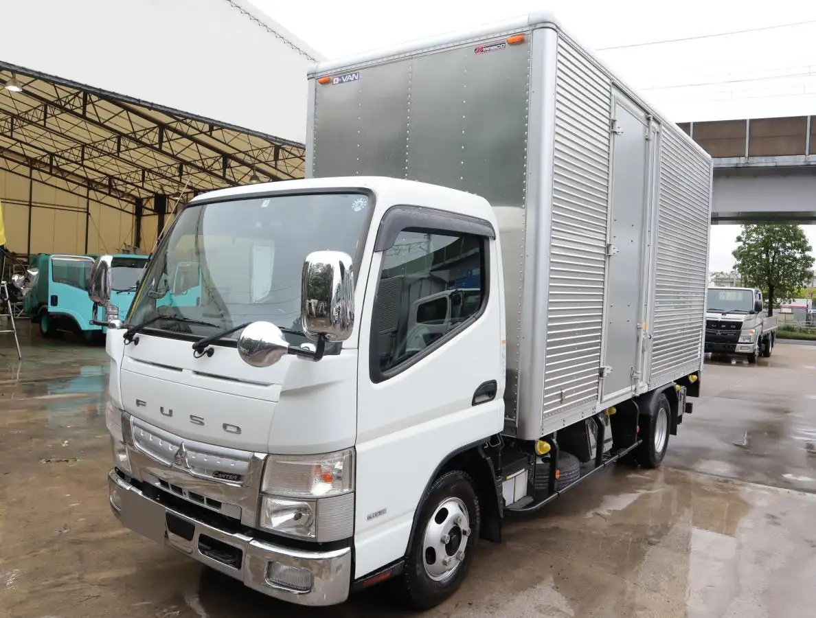 三菱 キャンター 小型 アルミバン パワーゲート サイドドア の中古トラック【車両No.145624】