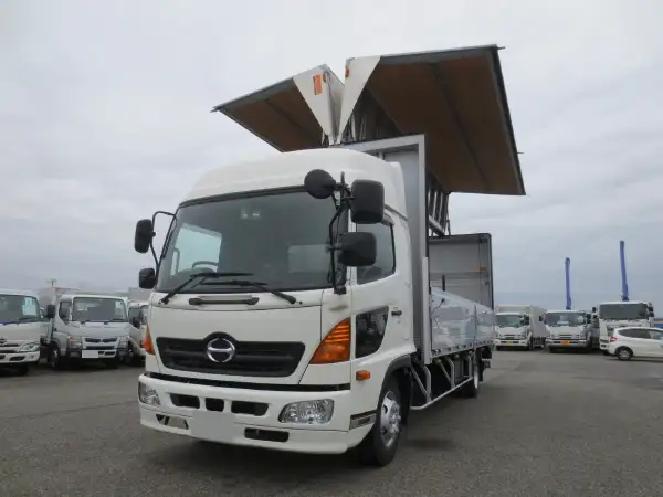 日野 レンジャー 中型/増トン ウイング パワーゲート ベッド の中古トラック【車両No.145341】