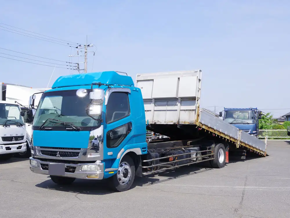 三菱 ファイター 中型/増トン 車両重機運搬 エアサス ベッド の中古トラック【車両No.145832】