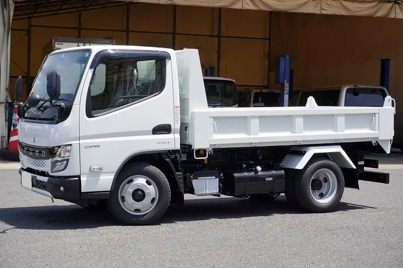 三菱 キャンター 小型 ダンプ ローダー 強化 の中古トラック【車両No.146120】