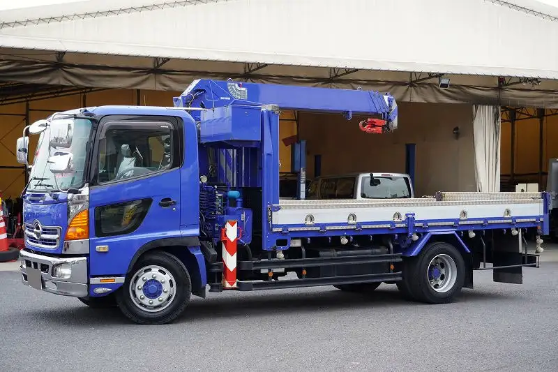日野 レンジャー 中型/増トン クレーン付 床鉄板 アルミブロック の中古トラック【車両No.146126】