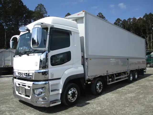 三菱 スーパーグレート 大型 ウイング ベッド 2PG-FS74HZ の中古トラック【車両No.146179】