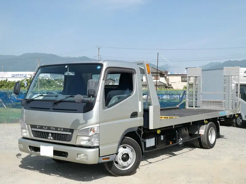 三菱 キャンター 小型 車両重機運搬 ラジコン ウインチ の中古トラック【車両No.146084】