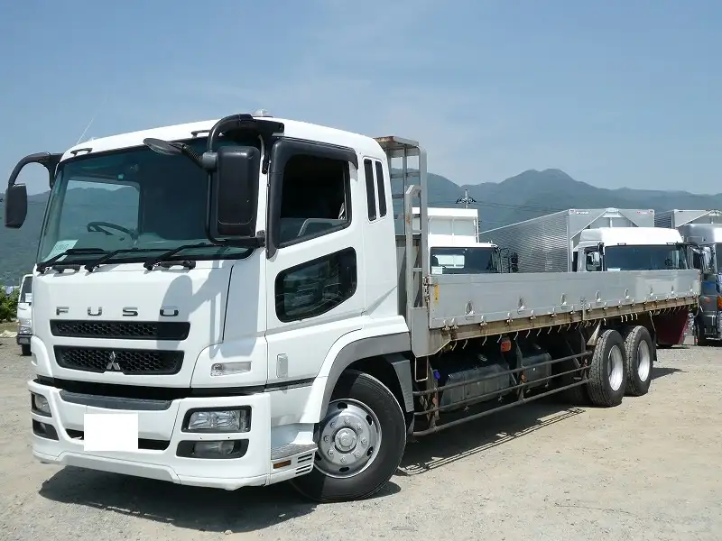 三菱 スーパーグレート 大型 平ボディ アルミブロック エアサス の中古トラック【車両No.146088】