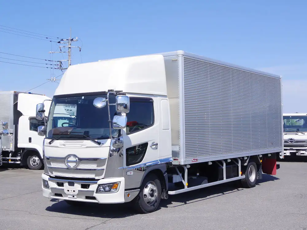 日野 レンジャー 中型/増トン アルミバン エアサス センターローラー の中古トラック【車両No.146202】