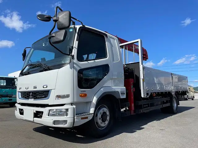 三菱 ファイター 中型/増トン クレーン付 アルミブロック 4段 の中古トラック【車両No.146298】