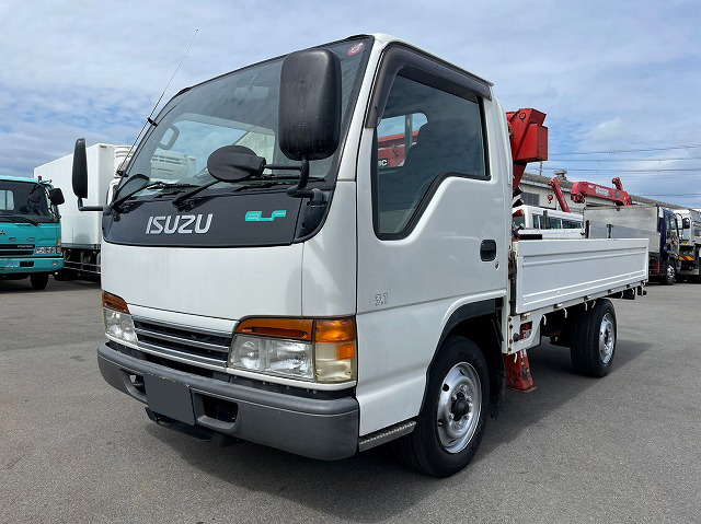 いすゞ エルフ 小型 クレーン付 10尺 KK-NHR69EA - 中古トラック車両