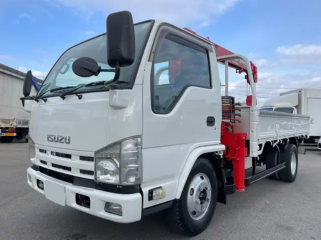 いすゞ エルフ 小型 クレーン付 3段 ラジコン の中古トラック【車両No.146065】