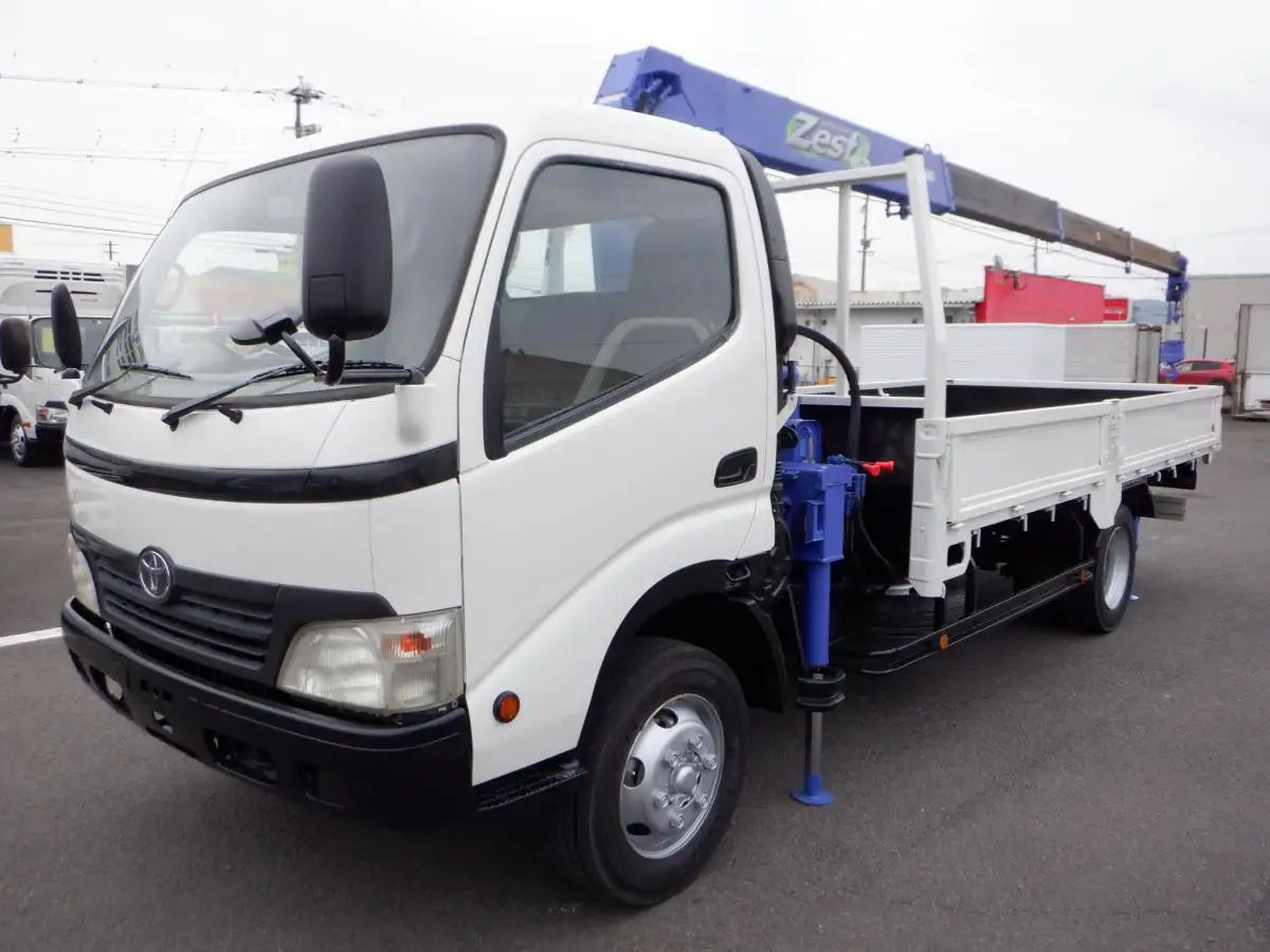 トヨタ ダイナ 小型 クレーン付 床鉄板 4段 の中古トラック【車両No.145975】