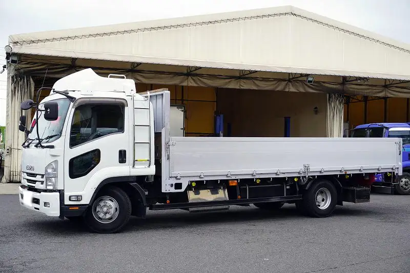 いすゞ フォワード 中型/増トン 平ボディ アルミブロック ベッド の中古トラック【車両No.146488】
