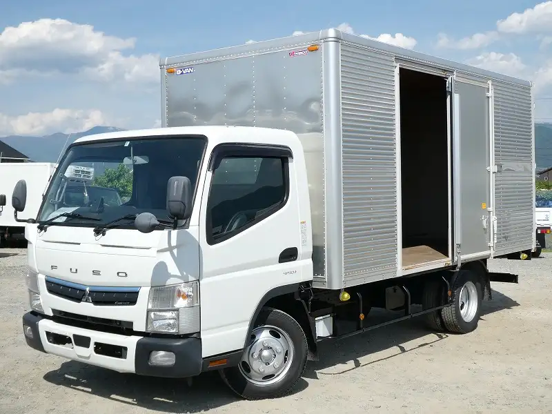 三菱 キャンター 小型 アルミバン サイドドア 2PG-FEB50 の中古トラック【車両No.146469】
