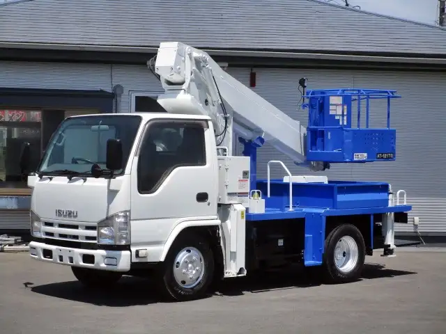 いすゞ エルフ 小型 高所・建柱車 高所作業車 BKG-NKR85N の中古トラック【車両No.146291】