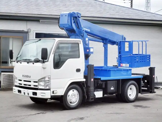 いすゞ エルフ 小型 高所・建柱車 高所作業車 SKG-NKR85N の中古トラック【車両No.146287】