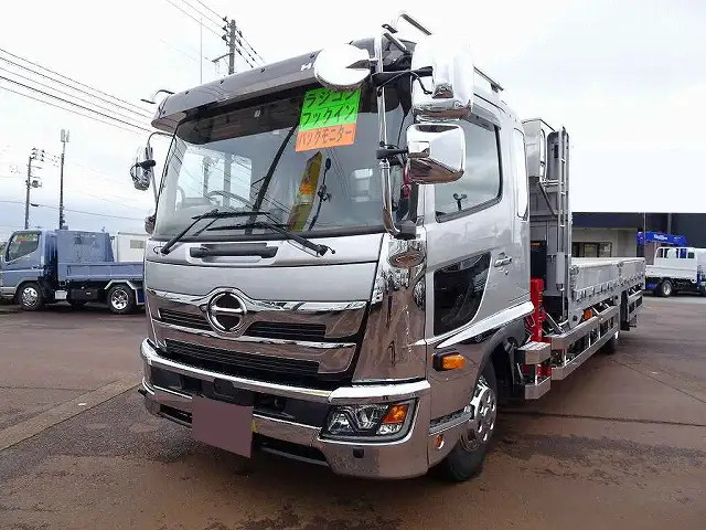日野 レンジャー 中型/増トン 車両重機運搬 5段クレーン ラジコン の中古トラック【車両No.146357】